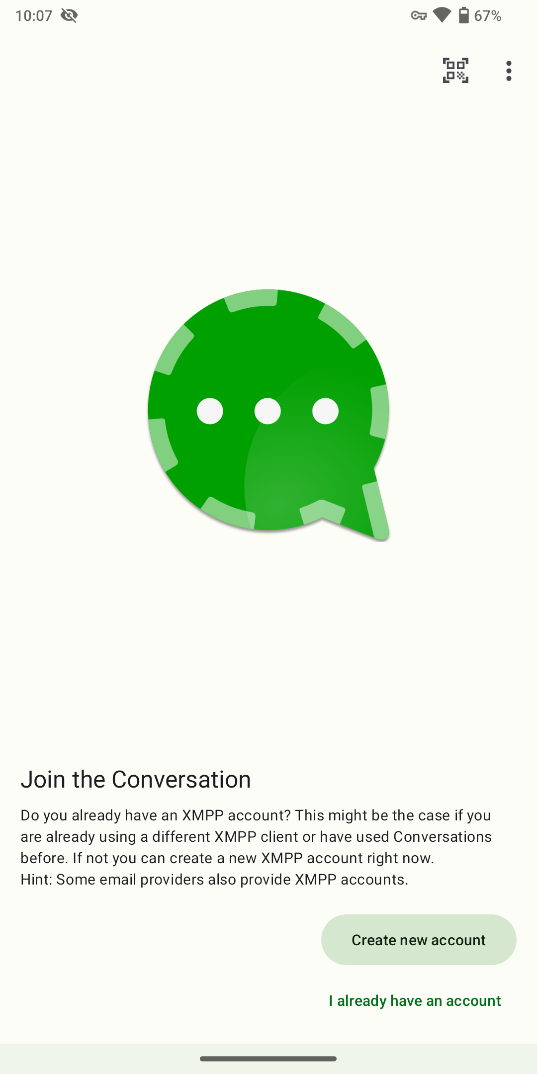 P8 Join the Conversation Screen